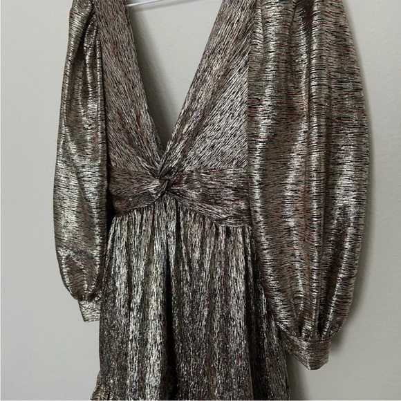 Sabina Musayev Roxana Metallic Mini Dress - Picture 4 of 12